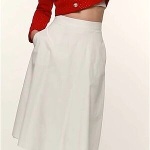 MABEL MIDI FLARED FULL SKIRT WITH WAISTBAND by Alexia Admor